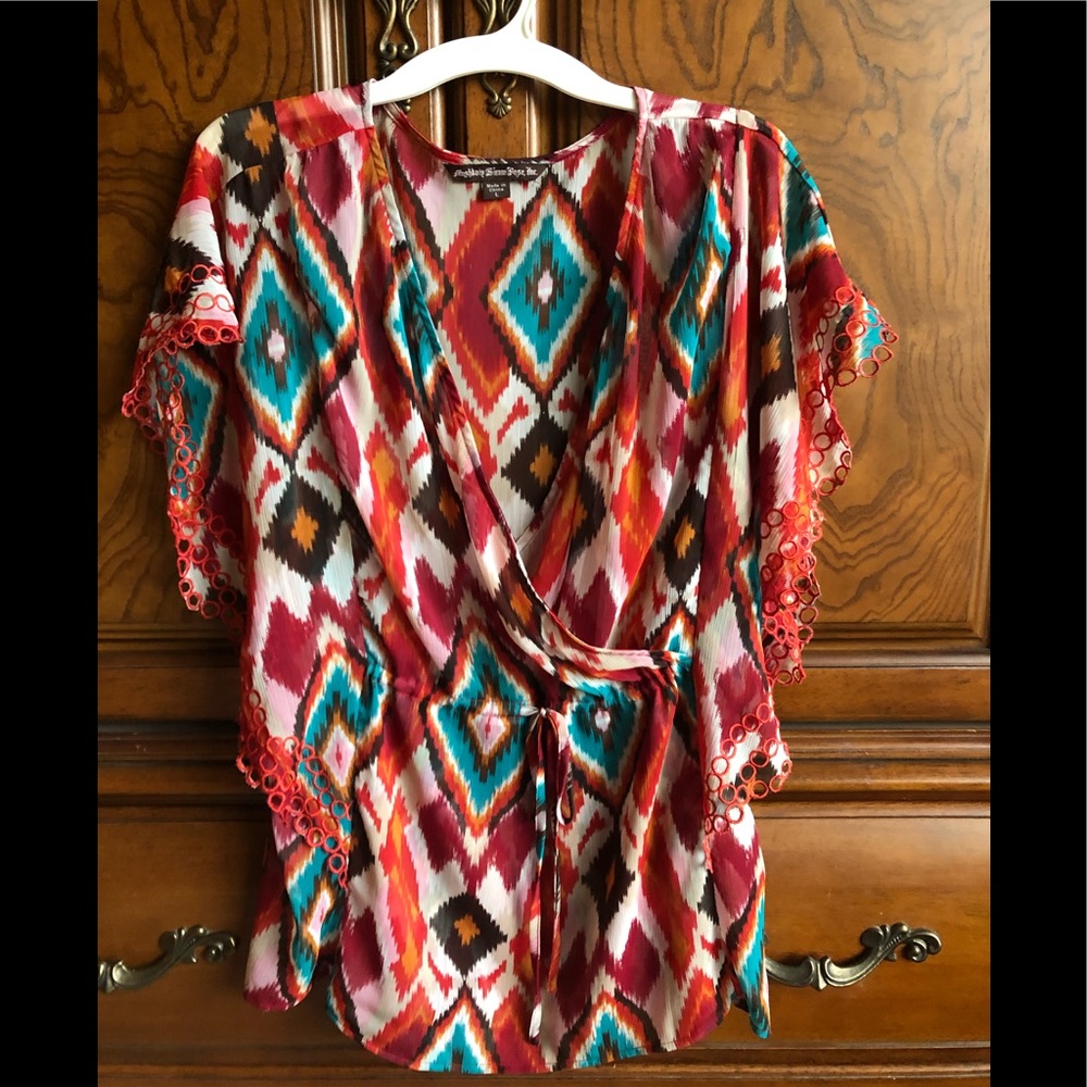 Sienna Rose Boho Tribal Print Tunic